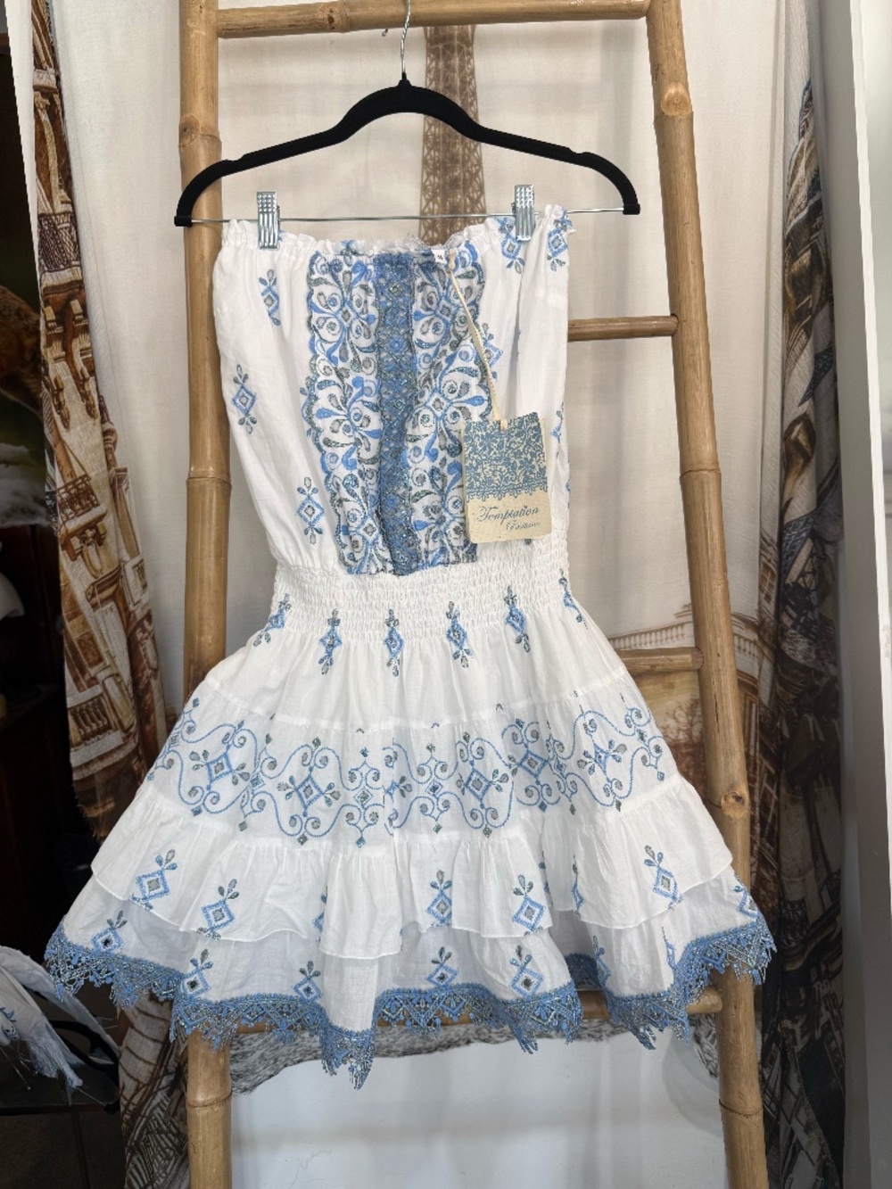 Temptation Positano Strapless Mini Dress